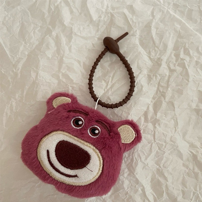 草莓熊造型鑰匙圈掛飾 附姓名牌