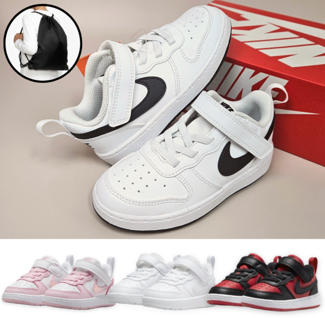 나이키 키즈 운동화 편안한 찍찍이 벨크로 아동화 (루쏠짐쌕가방지급)