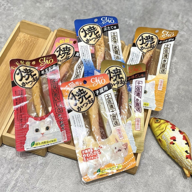 CIAO 鰹魚燒魚柳條, 1個, YK-57 宗田鰹燒-鰹魚高湯5入