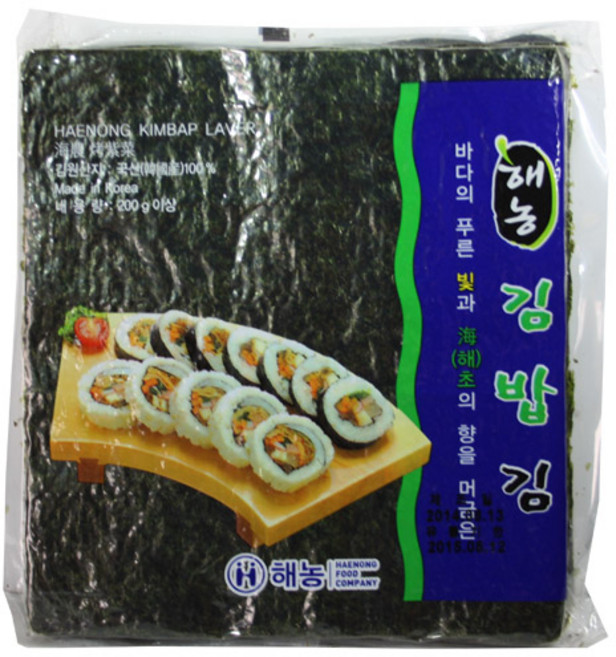 (무)해농 김밥김(일반)200g, 200g, 1개