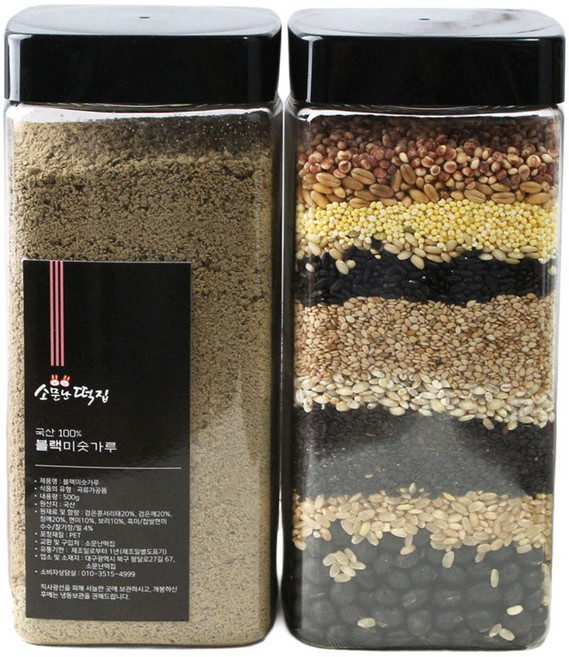 소문난떡집 블랙 미숫가루 500g, 1개