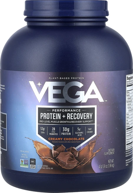Vega Sport 프로틴 초콜릿 1.98kg(4lb 5.9oz), Vega 베가 프로틴 초콜릿 1.98kg 파우더 단백질, 1.98kg, 1개 - 쿠팡