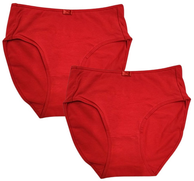 인유어스 여성용 코튼 면스판 팬티 빅사이즈 맥시팬티 609 2종 L~3XL