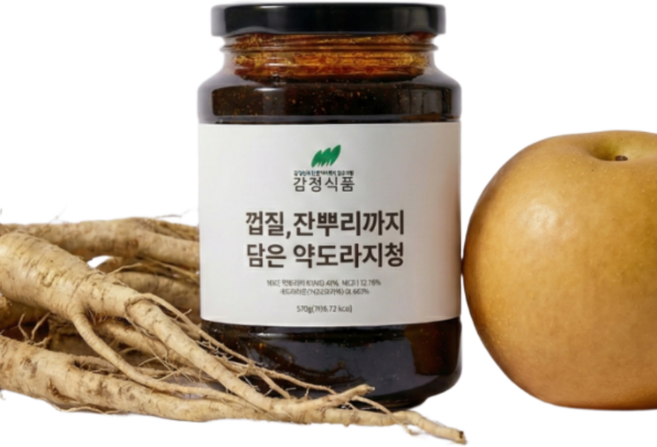 감정식품 껍질 잔뿌리까지 담은 약도라지청, 1개, 570g