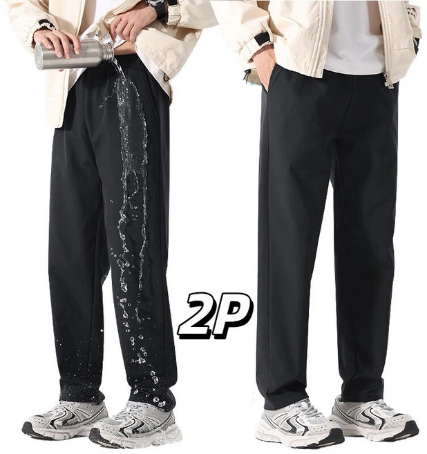 2장 남자 기모 등산하다바지 트레이닝바지 츄리닝바지 가을 바람막이바지 겨울 남여공용 Tanlz-518