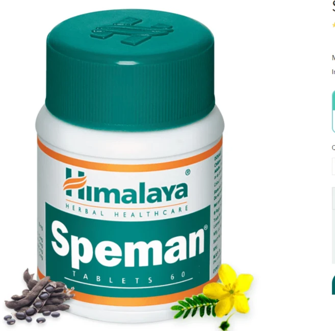 Himalaya Speman 60 Tablets, 60정, 3개 - 쿠팡