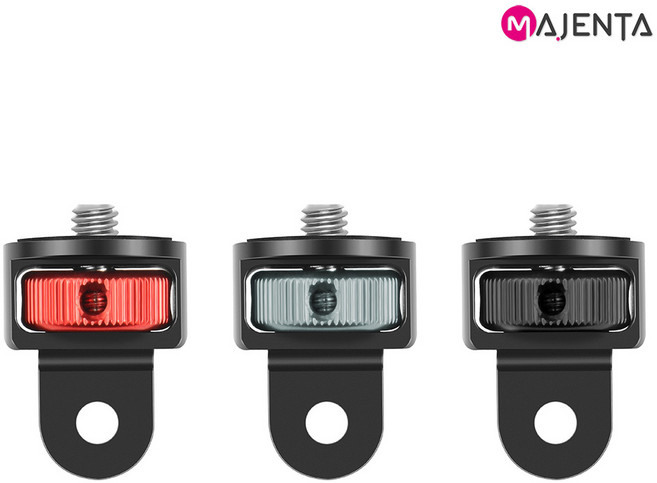 고프로 오즈모액션 회전 마운트 삼각대 변환 어댑터 1/4 인치 드리프트 고스트 XL 악세사리, 블랙, 1개, 고프로 회전 마운트 삼각대 변환 어댑터 / 블랙