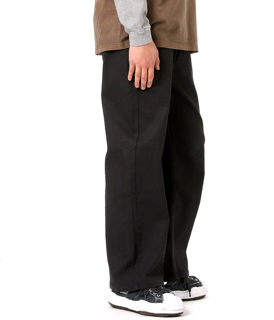 비브레이커스 남성 밴딩 스판 코튼 와이드 면바지