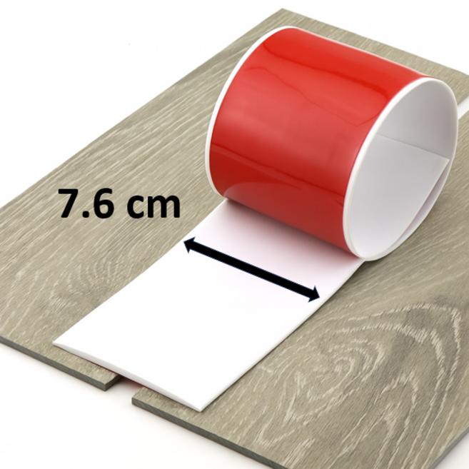 평몰딩 pvc걸레받이 몰딩 붙이는 문턱 몰딩 굽도리, 1개, 흰색 1m x 7.6cm