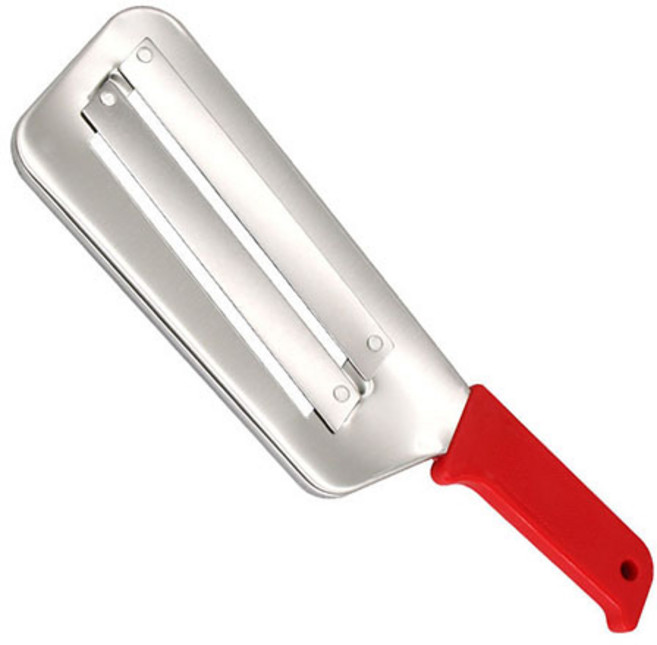 다용도 양배추 채칼 양배추 야채칼 감자칼, 1개, 실버+레드