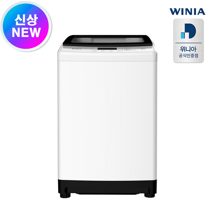 위니아 12kg 통돌이 세탁기 저소음 원룸 화이트 사무실 스타드럼 EWF12WGW(A)