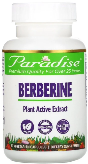 Paradise Herbs 베르베린 60정 베르베린 HCL 염산염 세로토닌, 60캡슐 3병 - 쿠팡