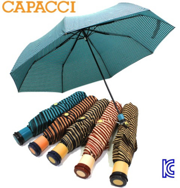 가파치 3단 스트라이프 우산 3단우산 교회행사용품 오픈기념품 창립기념품