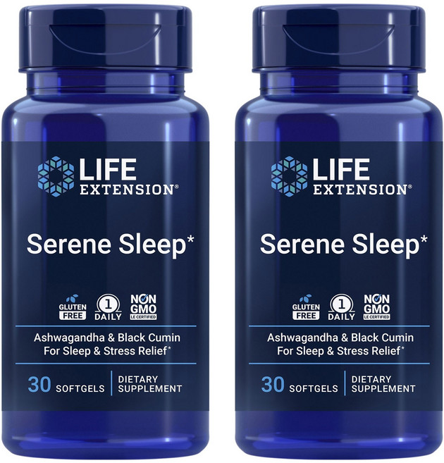 라이프익스텐션 서린 슬립 소프트젤, 2개, 30정