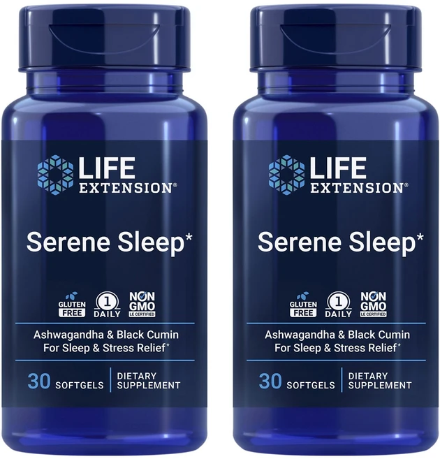 라이프익스텐션 서린 슬립 소프트젤, 2개, 30정 - 쿠팡