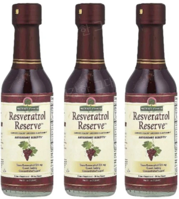네이쳐스앤서 레스베라트롤 레스베라톨 레스베라스톨 리저브 150ml 3병 퀘르세톨, 3개 - 쿠팡