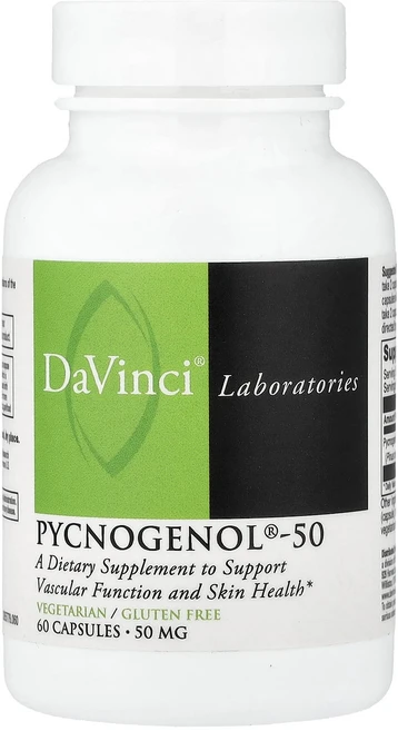 다빈치 랩 오브 버몬트 피크노제놀-50 50 mg 60 캡슐, 2병, 60정 - 쿠팡