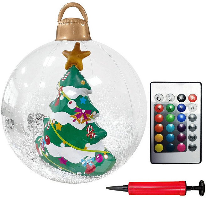 1PC 크리스마스 트리 장식 풍선 야외 PVC 60CM 눈사람, 28, 1개