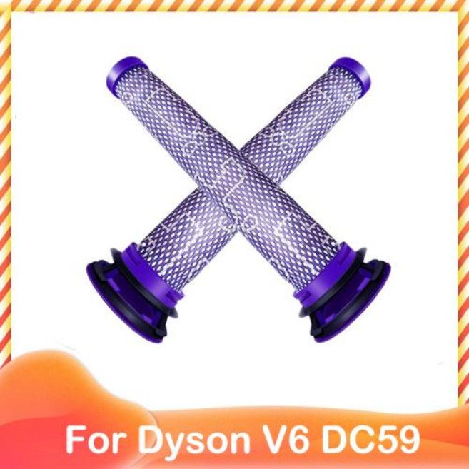다이슨 V6 동물 보풀DC59DC62SV03SV073 롤러 185mm 225mm 부품과 호환되는 메인 브러시 바 프리 필터