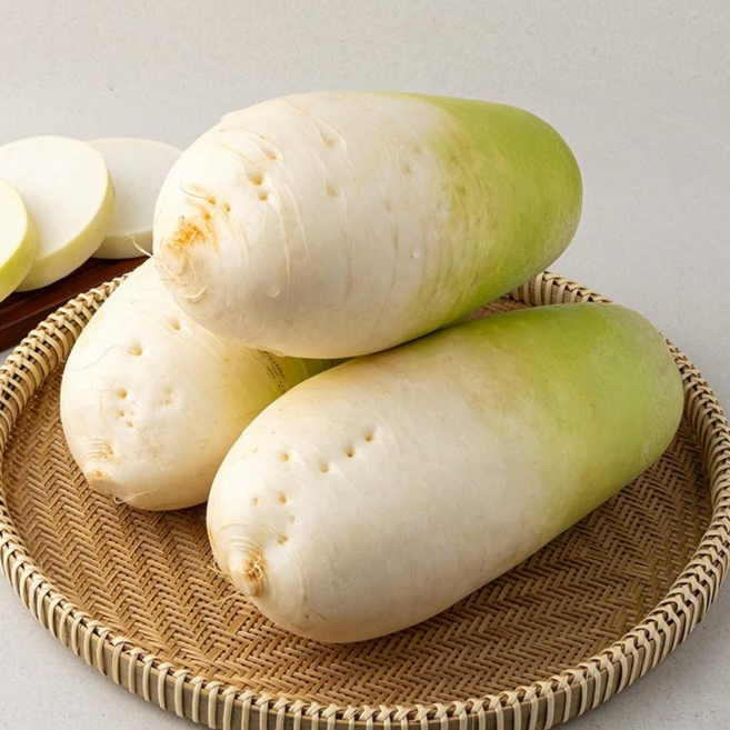 [산지직배송]지팜 국산 제주 세척무 월동무 가정용 동치미무 3kg 5kg 10kg, 1개, 제주 월동무 3kg