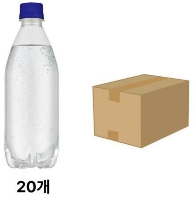 라인바싸 탄산수 플레인 500ml