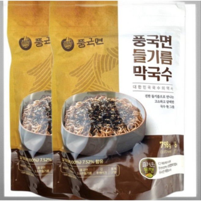 픙국면 들기름 막국수 6인분 798g, 2개