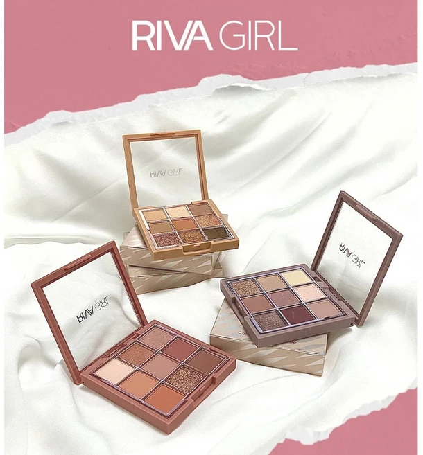 리바걸 로맨틱 컬랙션 아이팔레트, 1개, 토스카나 브라운 - 쿠팡