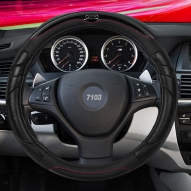 노블엔젤 7103 솔리드 패턴 그립 차량용 핸들커버