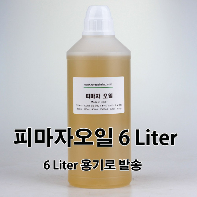 코리아씨밀락 피마자오일-피마자유, 피마자오일 6리터, 1개