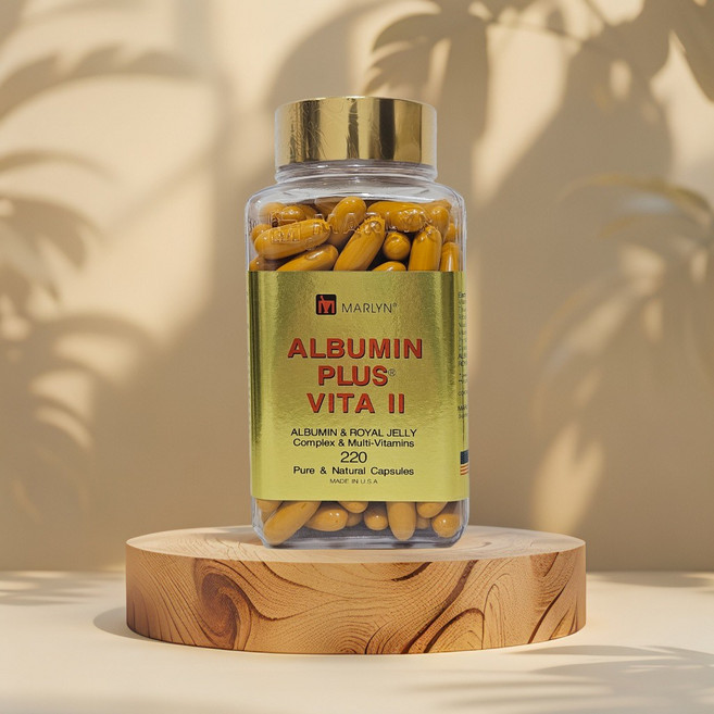 말린 알부민 플러스 로얄젤리 비타 220캡슐, 1개, 220회분