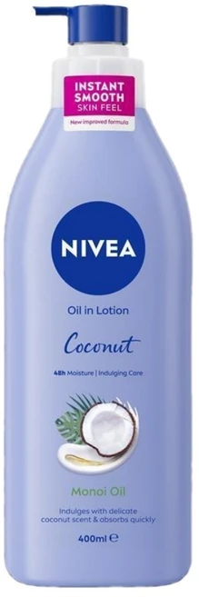 니베아 코코넛 모노이 오일 바디로션 NIVEA Coconut Monoi Oil Body Lotion, 1개, 400ml - 쿠팡