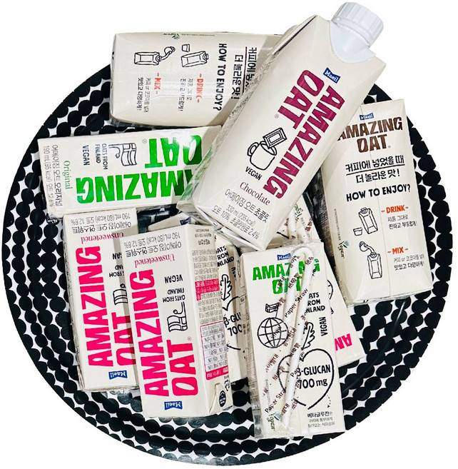 GLORYHY 250616tt어메이징오트 믹스190ml*8+330ml*2)(오리지널 언스위트 바리스타 맛랜덤), 190ml