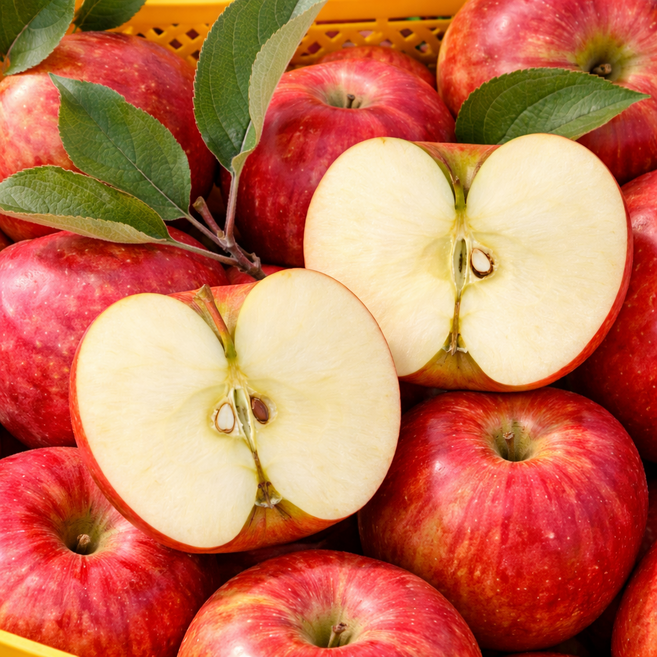 [50%초특가] 예산 꿀먹인 통째먹는 사과 부사 5KG 대과, 1박스