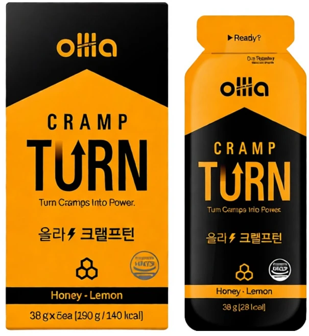 올라 크램프턴 5포 마라톤 에너지젤 러닝 자전거, 5개, 38g - 쿠팡