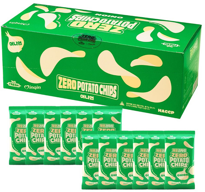 메타프레쉬 제로감자칩 어니언, 35g, 12개
