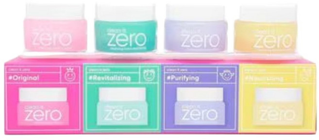 바닐라코 7ml 4개 한팩 미니 클린잇제로 클렌징밤 소량재고