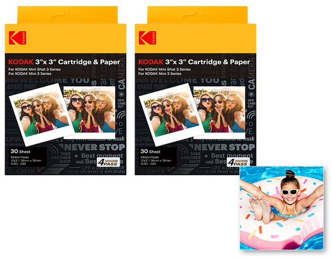 코닥 미니3 / 미니샷3 전용 카트리지 3 x 3 30p, ERA M300 전용 30P