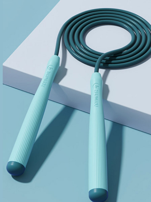 길이조절 꼬이지 않는 성인용 스피드 복싱 크로스핏 다이어트 줄넘기, 1개, 블루