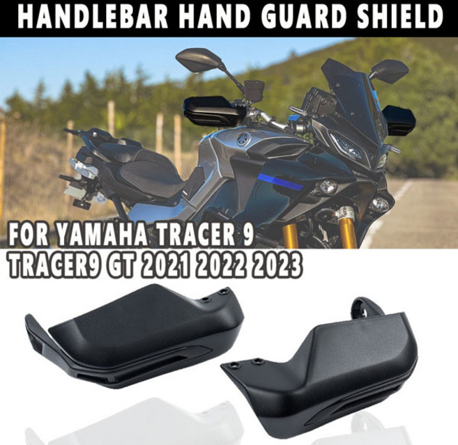 Yamaha Tracer 9 GT의 새로운 기능 202120222023 액세서리 핸드 가드 확장 보호대 실드 커버 블랙, 01 Black