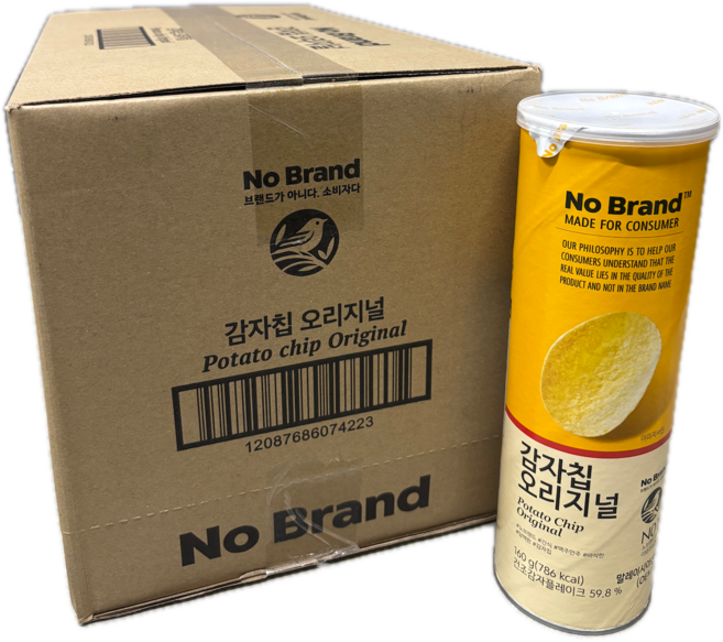 노브랜드 감자칩오리지널, 160g, 14개