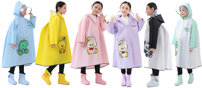 TAOMI 어린이 초등학생 우비 주니어 레인코트 아동우비