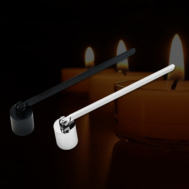 촛불 끄는 도구 캔들 그을음방지 안전하게 초끄기 심지 소품, 블랙, 1개