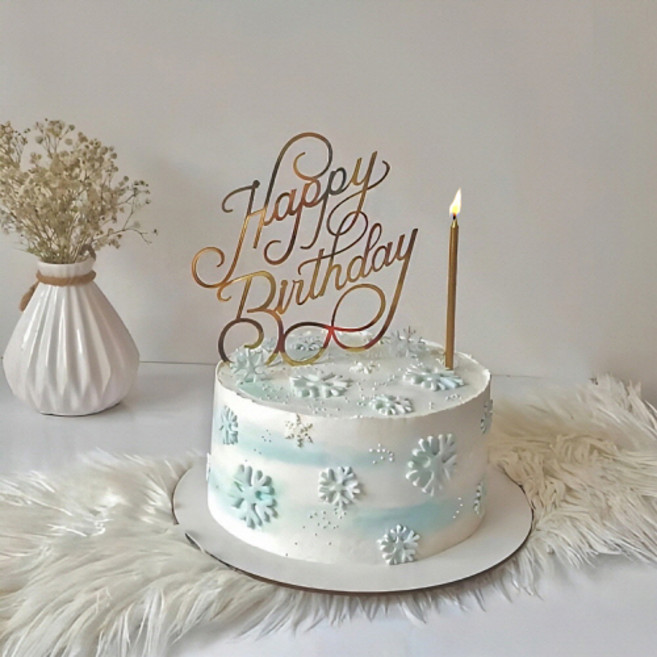 기억의소품 빼빼로초 생일초 케이크초, 메탈골드, 6개입, 3세트