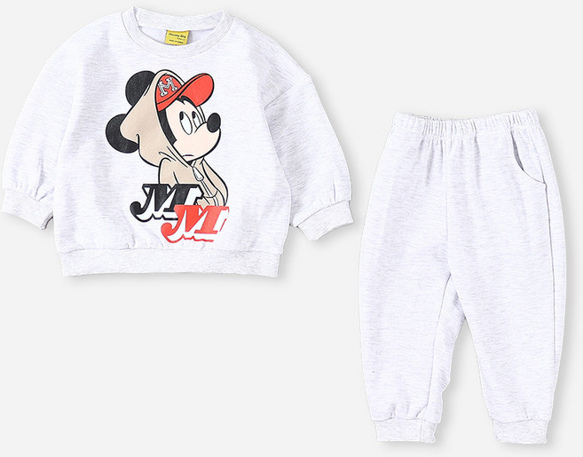 디즈니 봄 남아 여아 아동용 데일리 MM미키 상하복 세트