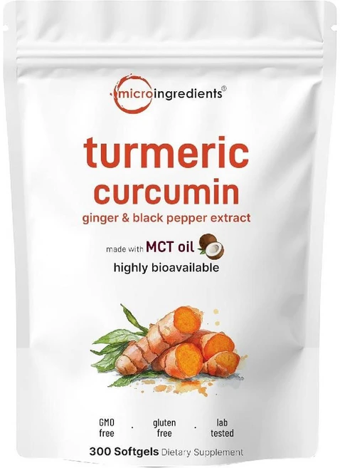 Micro Ingredients 강황 커큐민 소프트젤 300정, Micro Ingredients, 강황 커큐민, 소프트 - 쿠팡