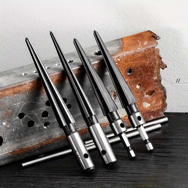 다기능 고탄소강 드릴용 테이퍼 리머 비트, 1세트