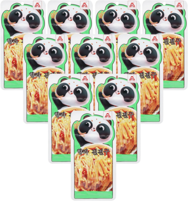 향라 진전구 향라맛 팽이버섯 절임 무침 중국 간식 술안주, 10개, 22g