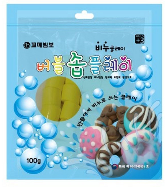 버블솝플레이 무향 00g 헤드업디스플레이와 버블스틱 활용 넘버블럭스 기분, 100g*30봉