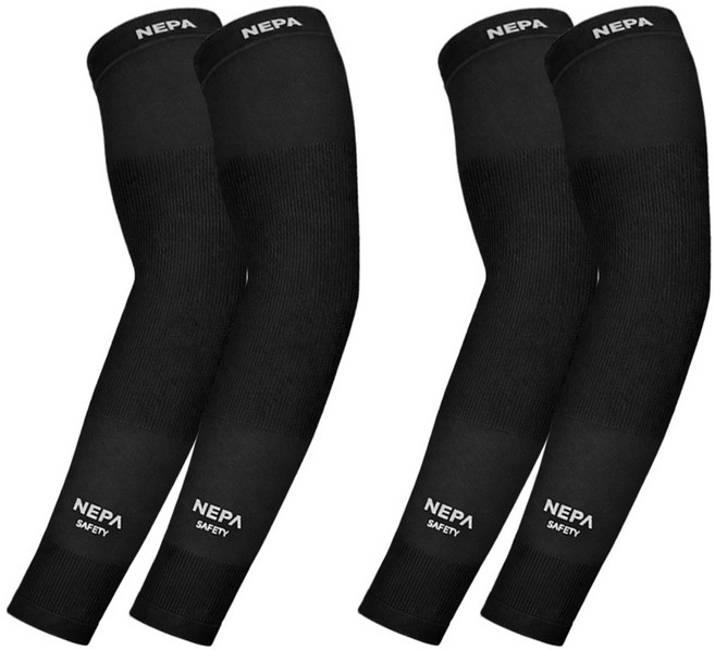 네파 safety 쿨토시 더블레이어 팔토시, 블랙2p+블랙2p, 1세트