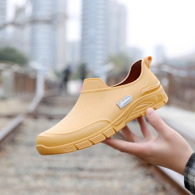 남성 프리미엄 초경량 방수 워킹 레인 부츠 내유성 미끄럼방지 작업화